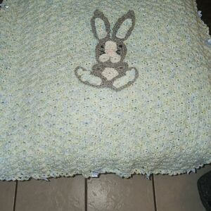 Crocheted Bunny Blanket